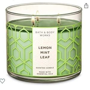 Bath and Body Works Lemon Mint Leaf Candle